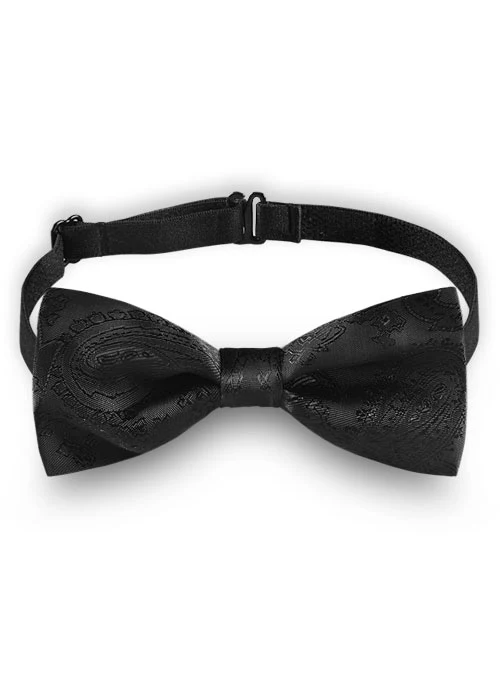 Paisley Bow - Black - Image 2