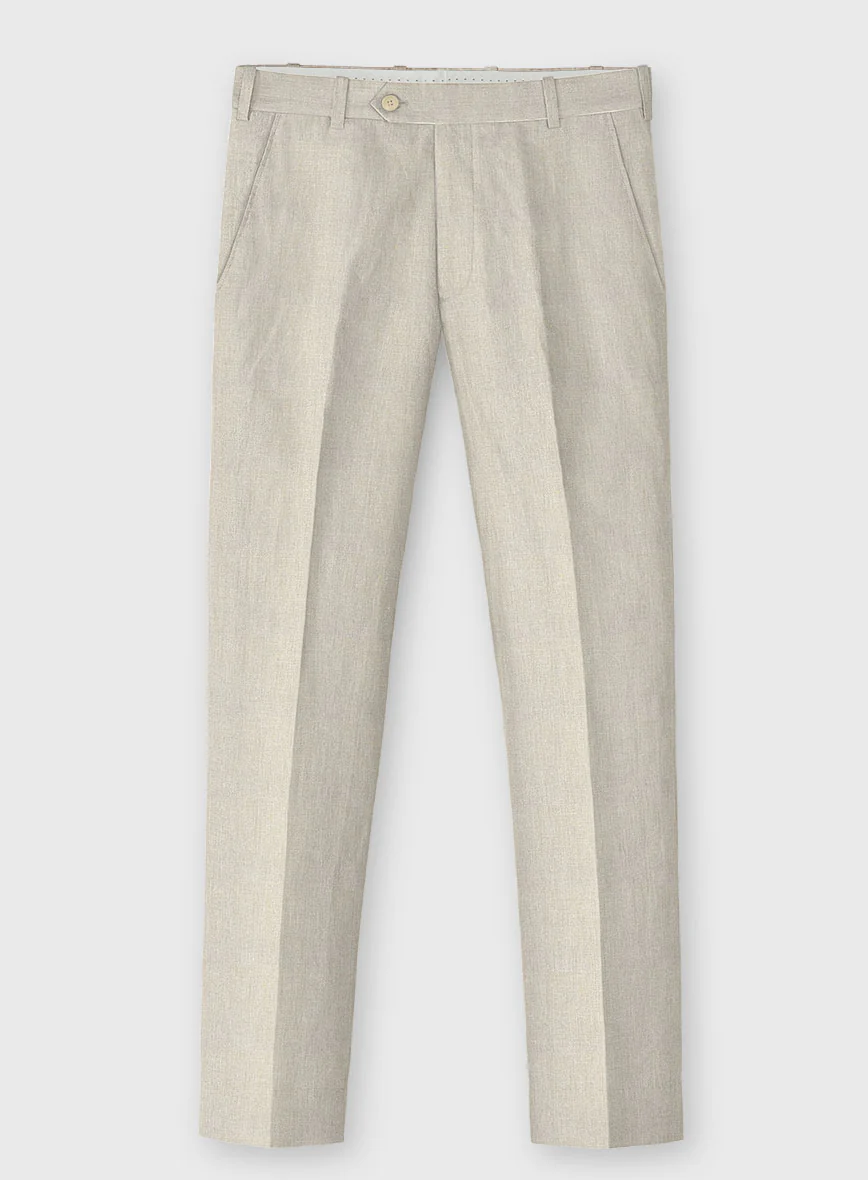 Barn Beige Linen Suit - Image 5