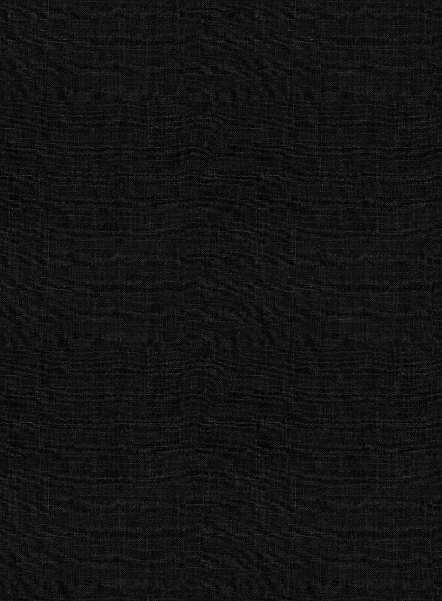 Black Linen Boys Suit - Image 5