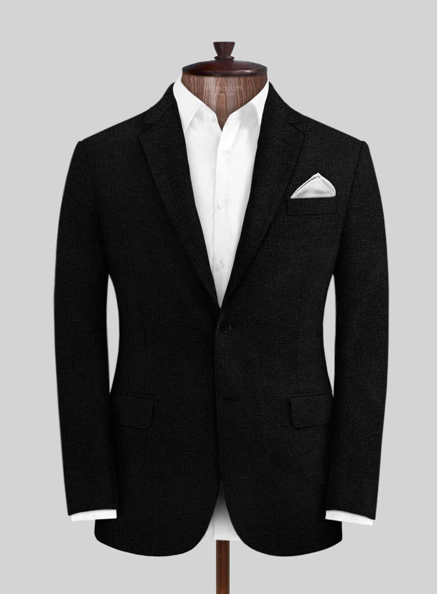 Black Linen Suit - Image 5