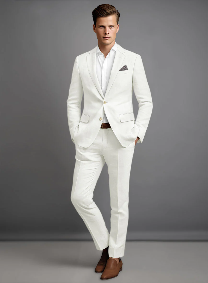 Natural Linen Suit