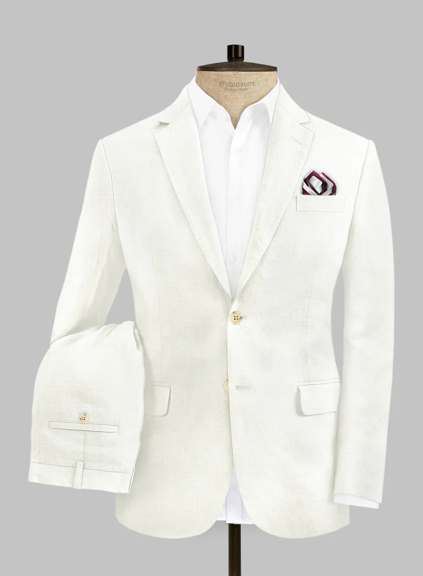 Natural Linen Suit - Image 2