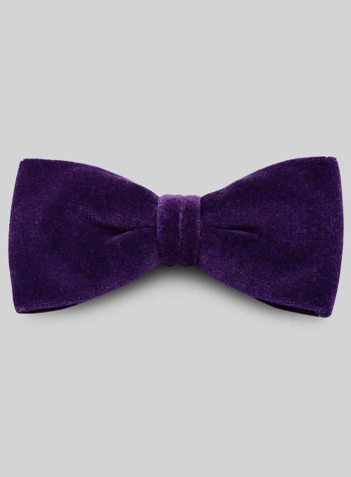 Velvet Bow - Purple