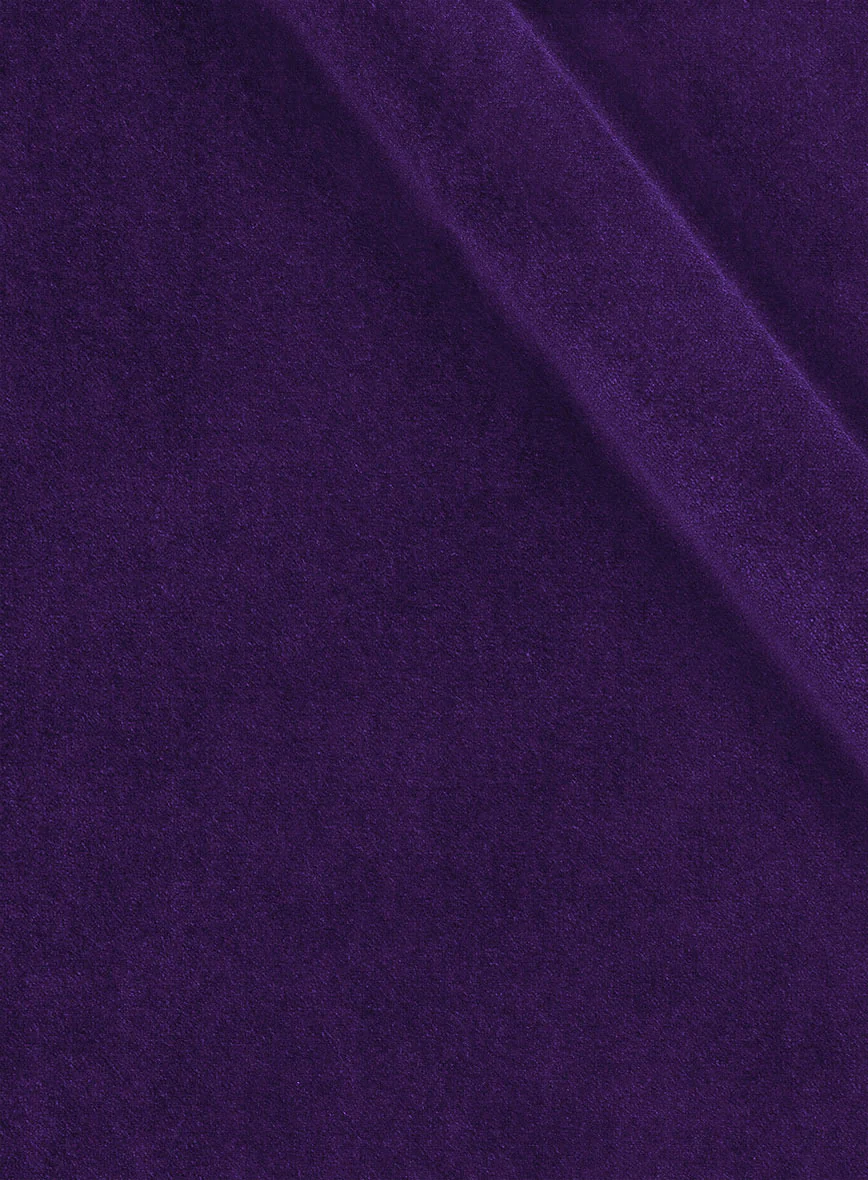 Purple Velvet Double Breasted Tuxedo Suit - Image 7