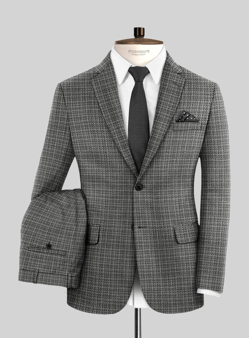 Reda Adame Checks Wool Suit