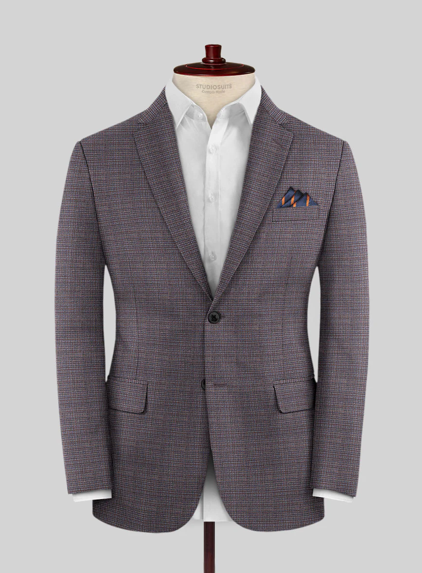Reda Arijo Maroon Wool Jacket