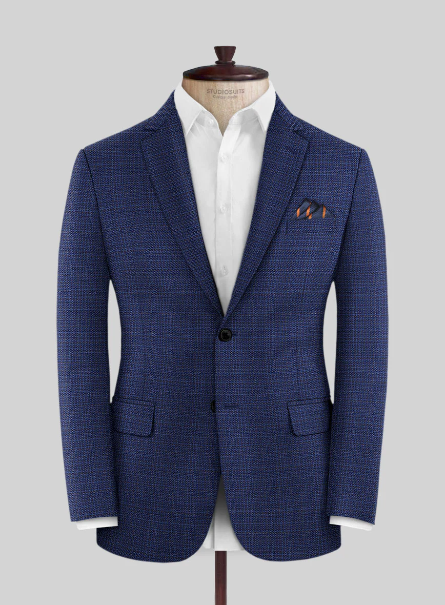 Reda Arijo Royal Blue Wool jacket