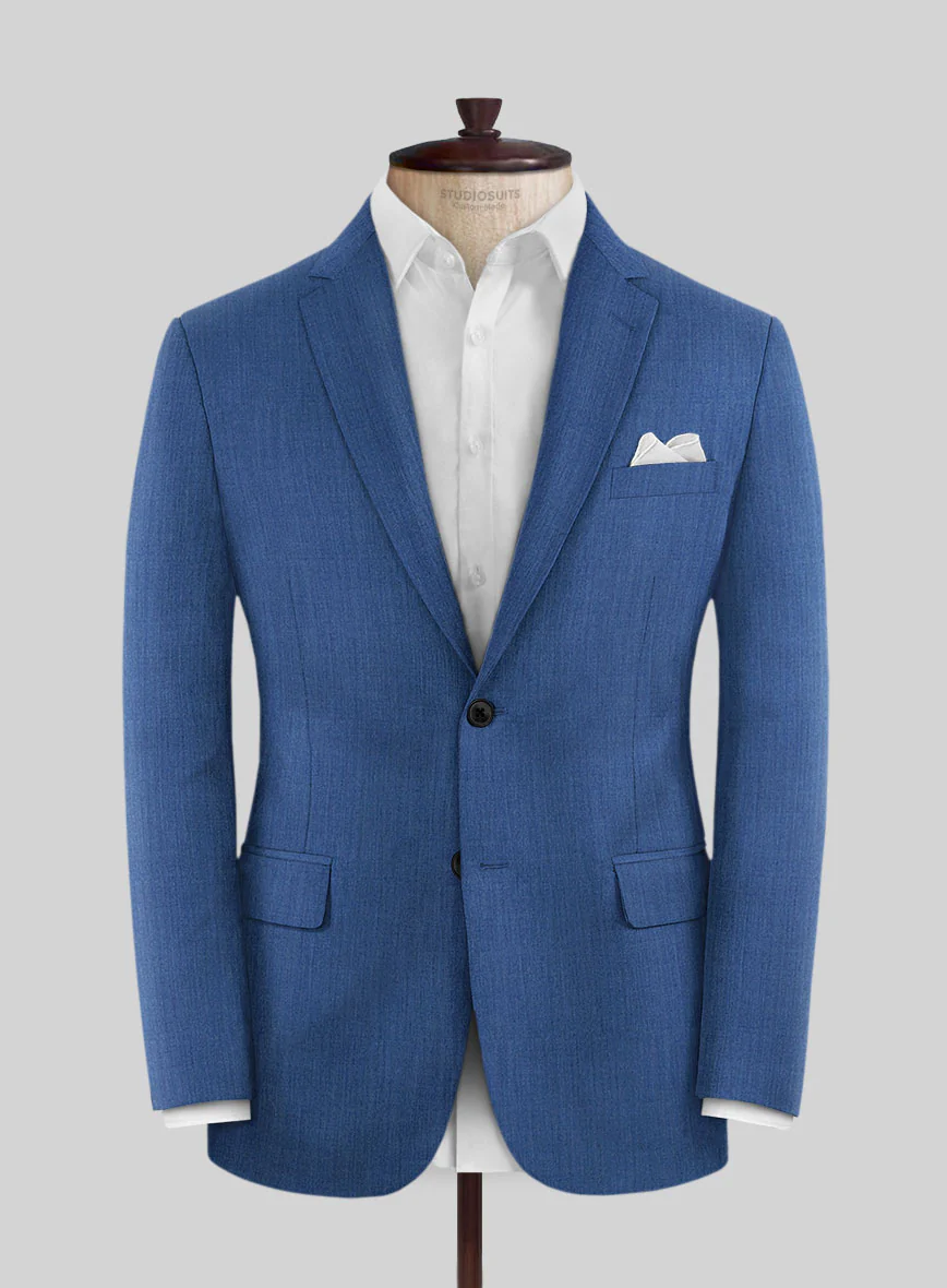 Reda Artic Blue Wool Jacket