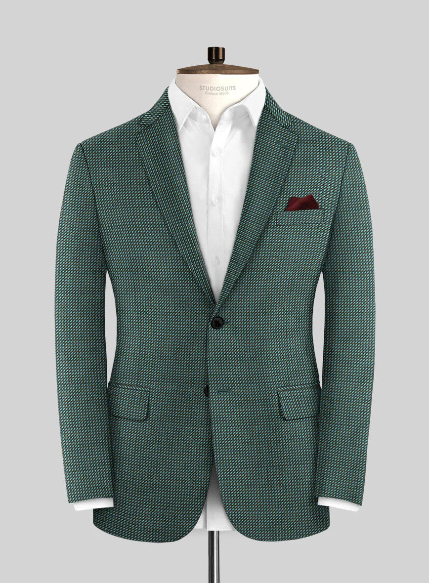 Reda Avarno Green Wool Jacket
