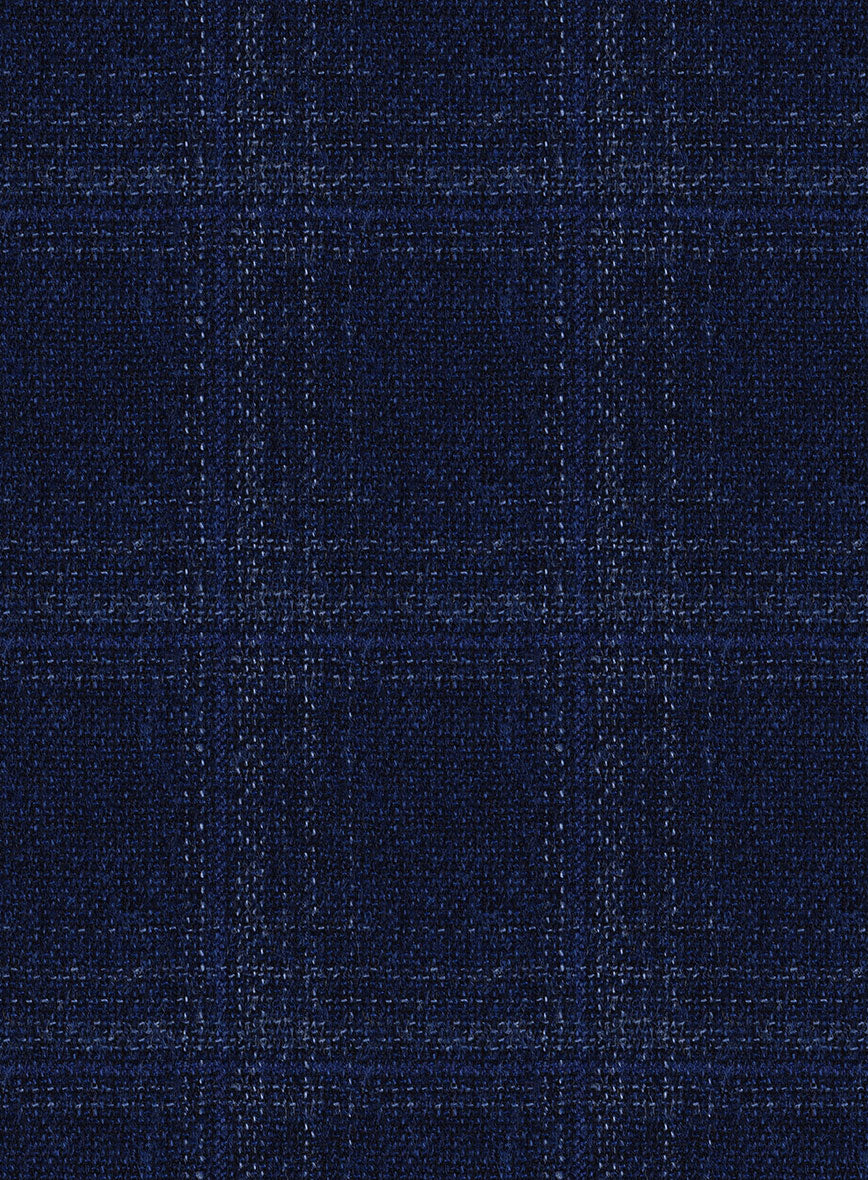Reda Berato Blue Checks Wool Jacket - Image 2