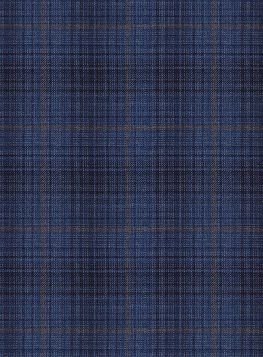 Reda Casal Blue Checks Wool Suit - Image 6