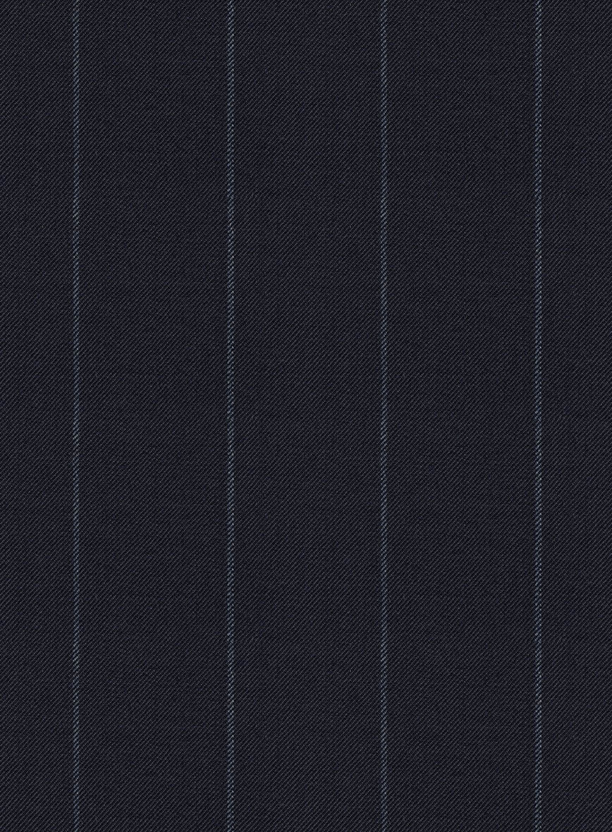 Reda Cashmere Blue Chalkstripe Wool Suit - Image 6