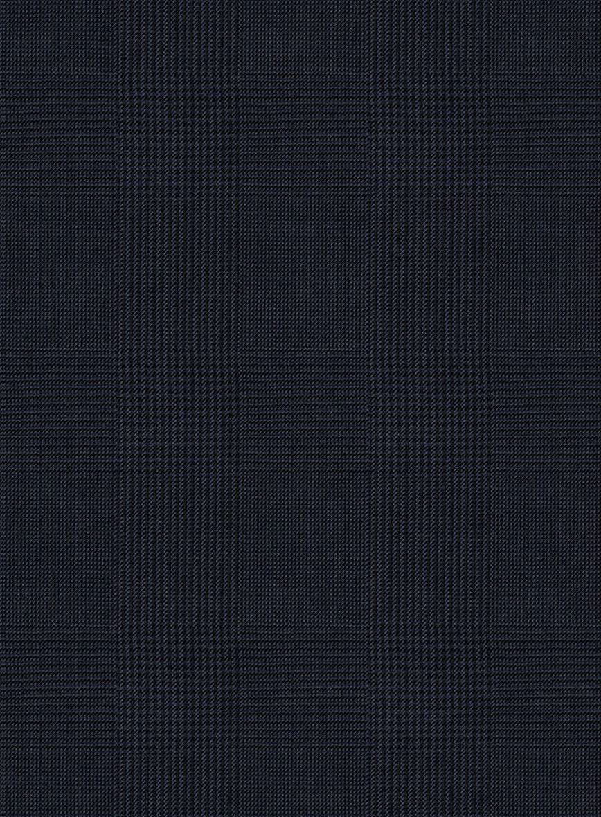 Reda Cashmere Blue Prince Of Wales Wool Jacket - Image 4