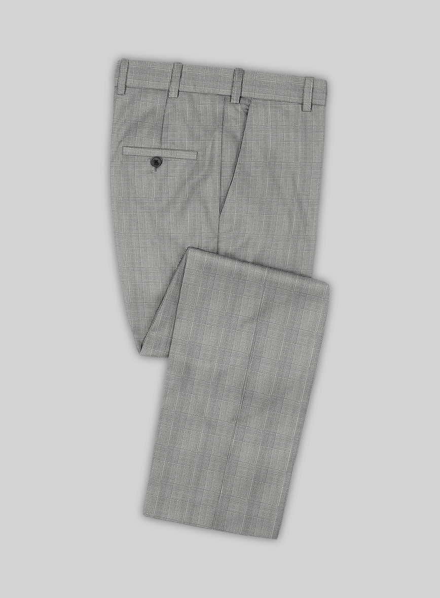 Reda Cashmere BW Prince Of Wales Wool Pants