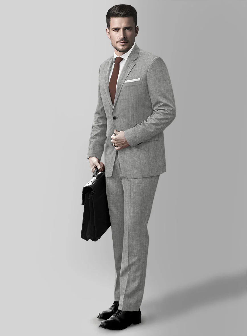 Reda Cashmere BW Prince Of Wales Wool Suit - Image 2