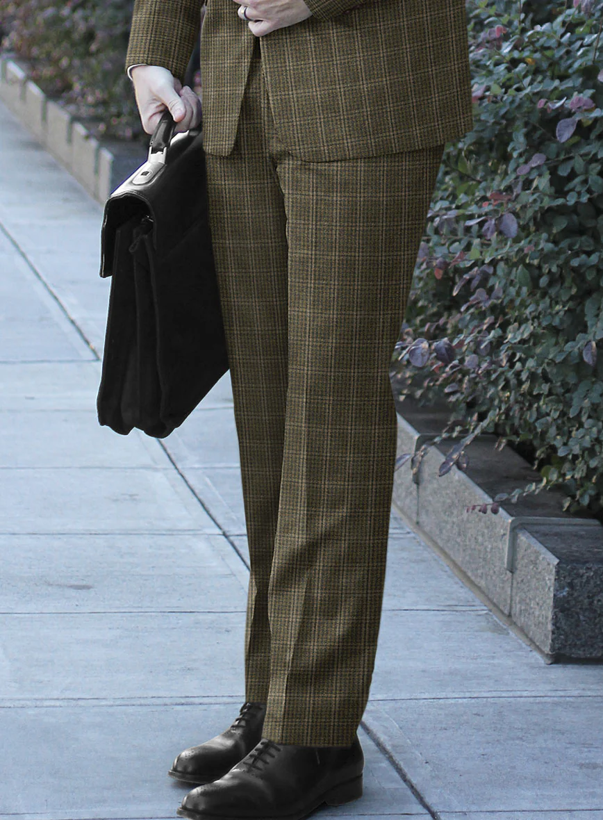 Reda Cebri Green Checks Wool Suit - Image 5