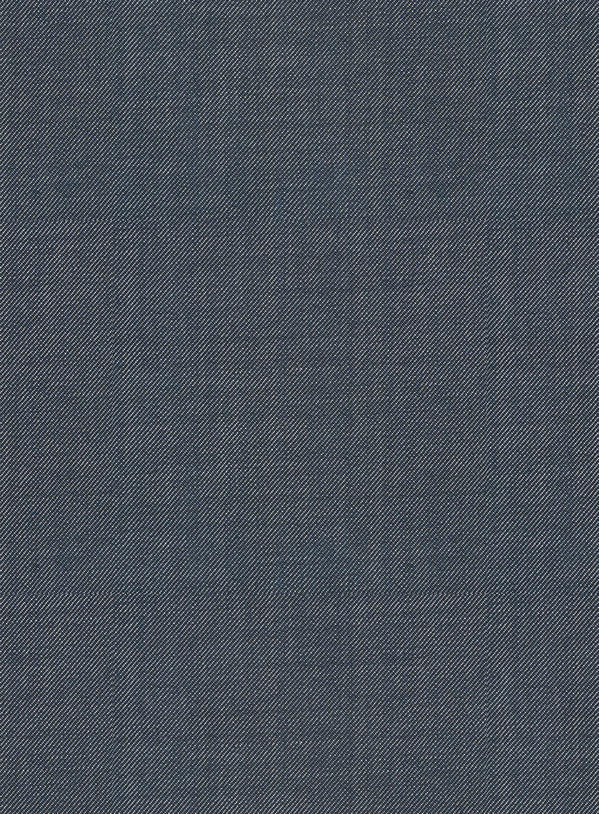 Reda Denim Blue Wool Pants - Image 3