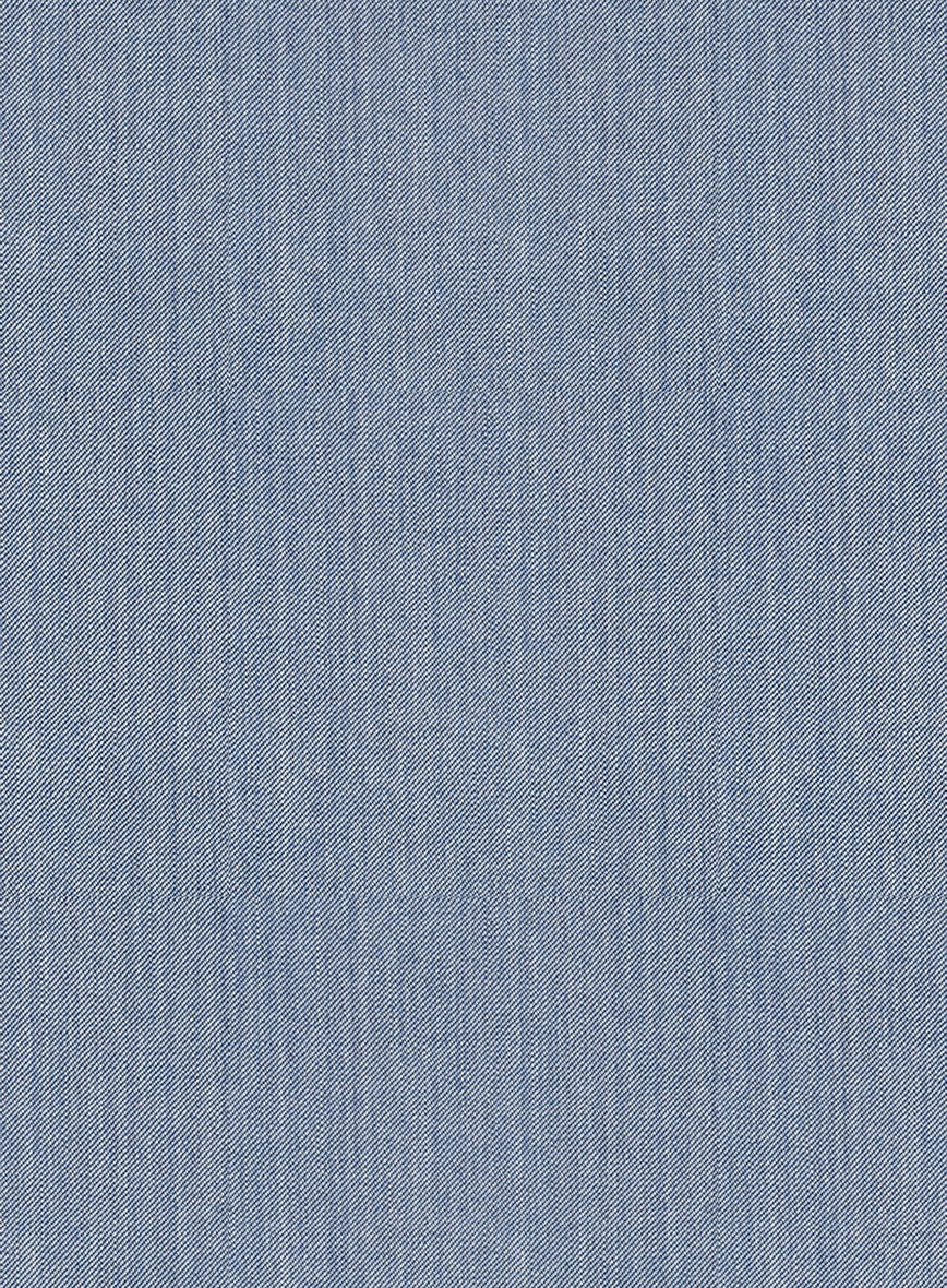 Reda Denim Light Blue Wool Pants - Image 3