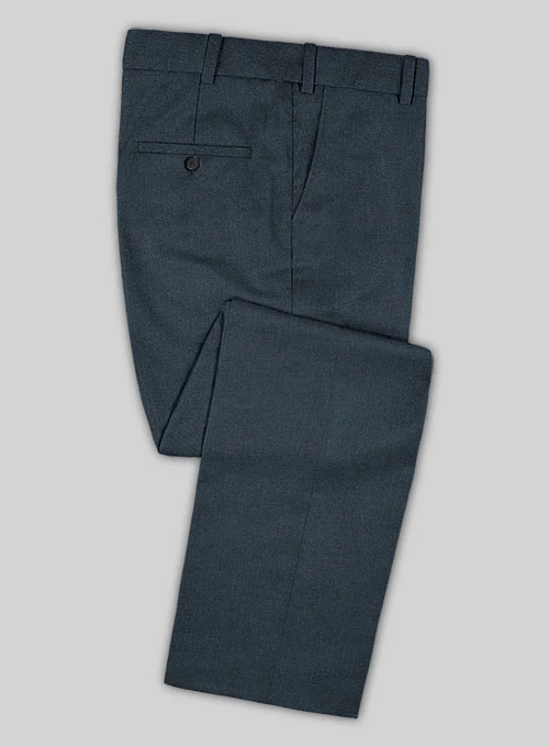 Reda Ebony Blue Wool Suit - Image 4