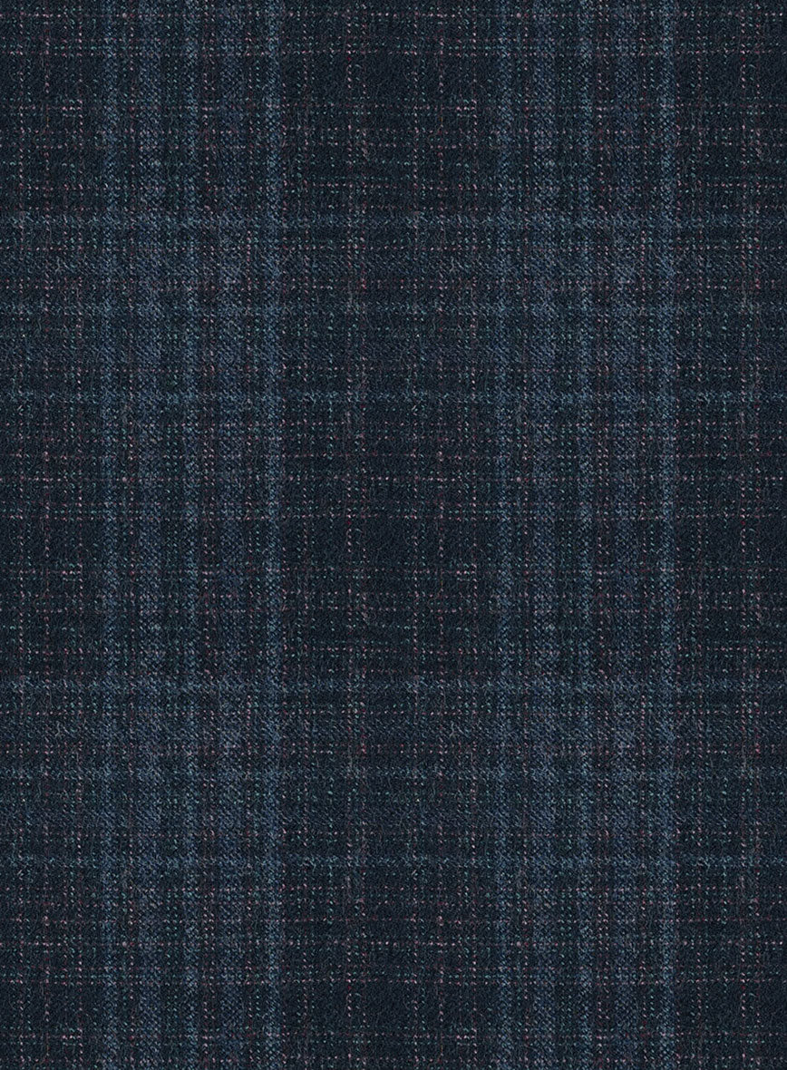 Reda Faruco Blue Checks Wool Jacket - Image 2