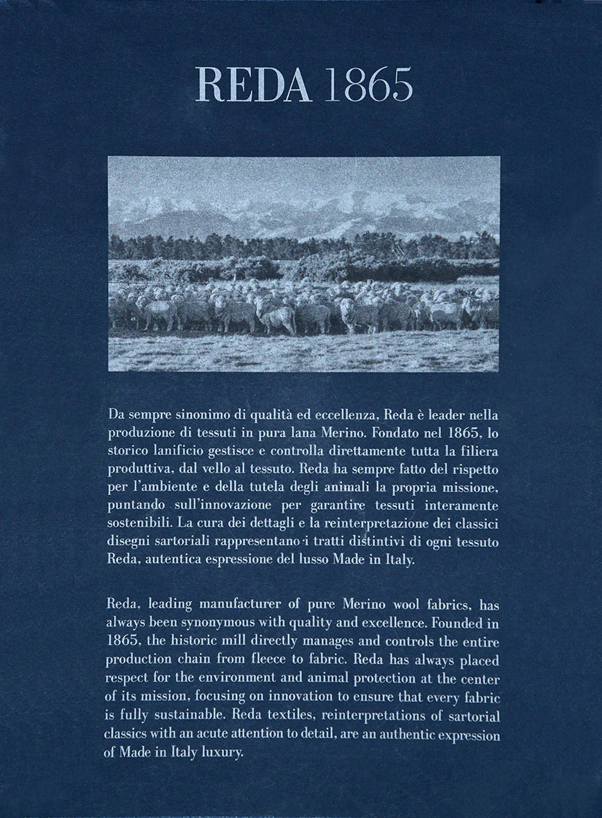 Reda Flannel Charcoal Wool Pants - Image 4