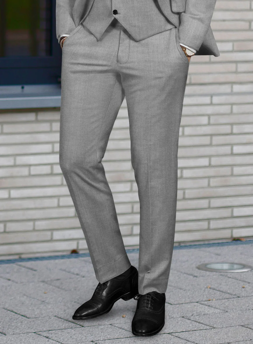 Reda Flexo Gray Wool Pants - Image 2