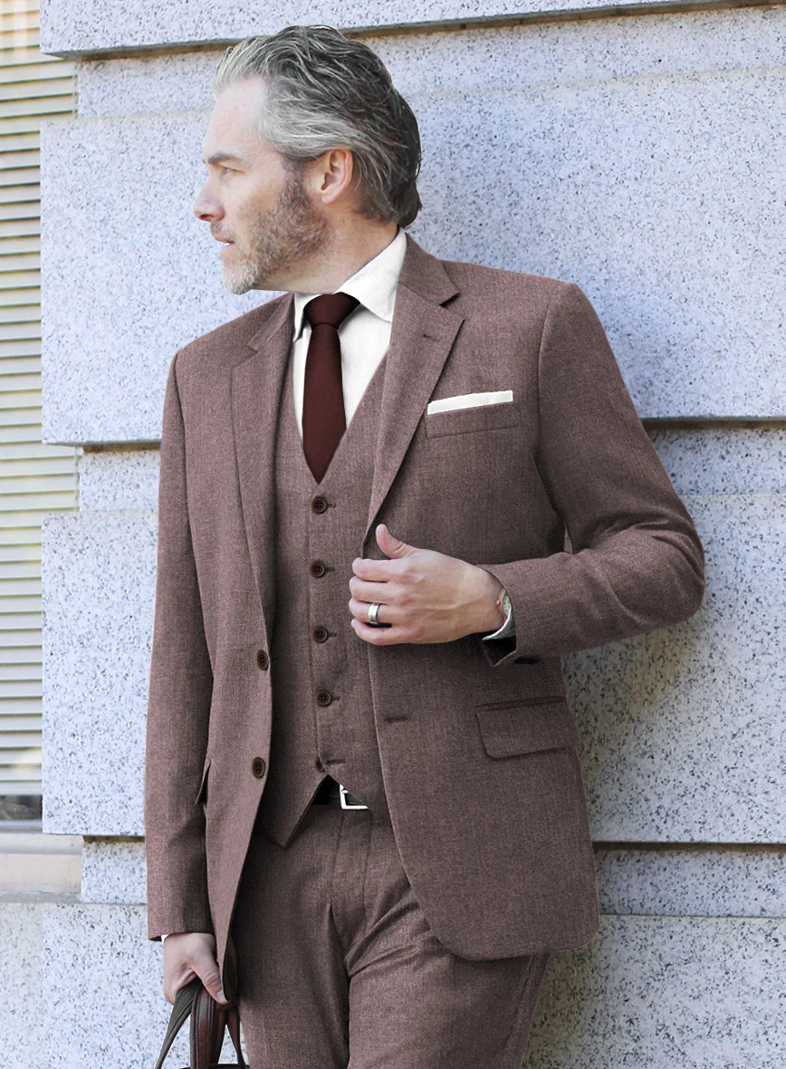 Reda Flexo Mauve Wool Jacket - Image 2