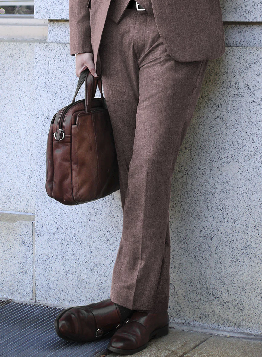 Reda Flexo Mauve Wool Suit - Image 5