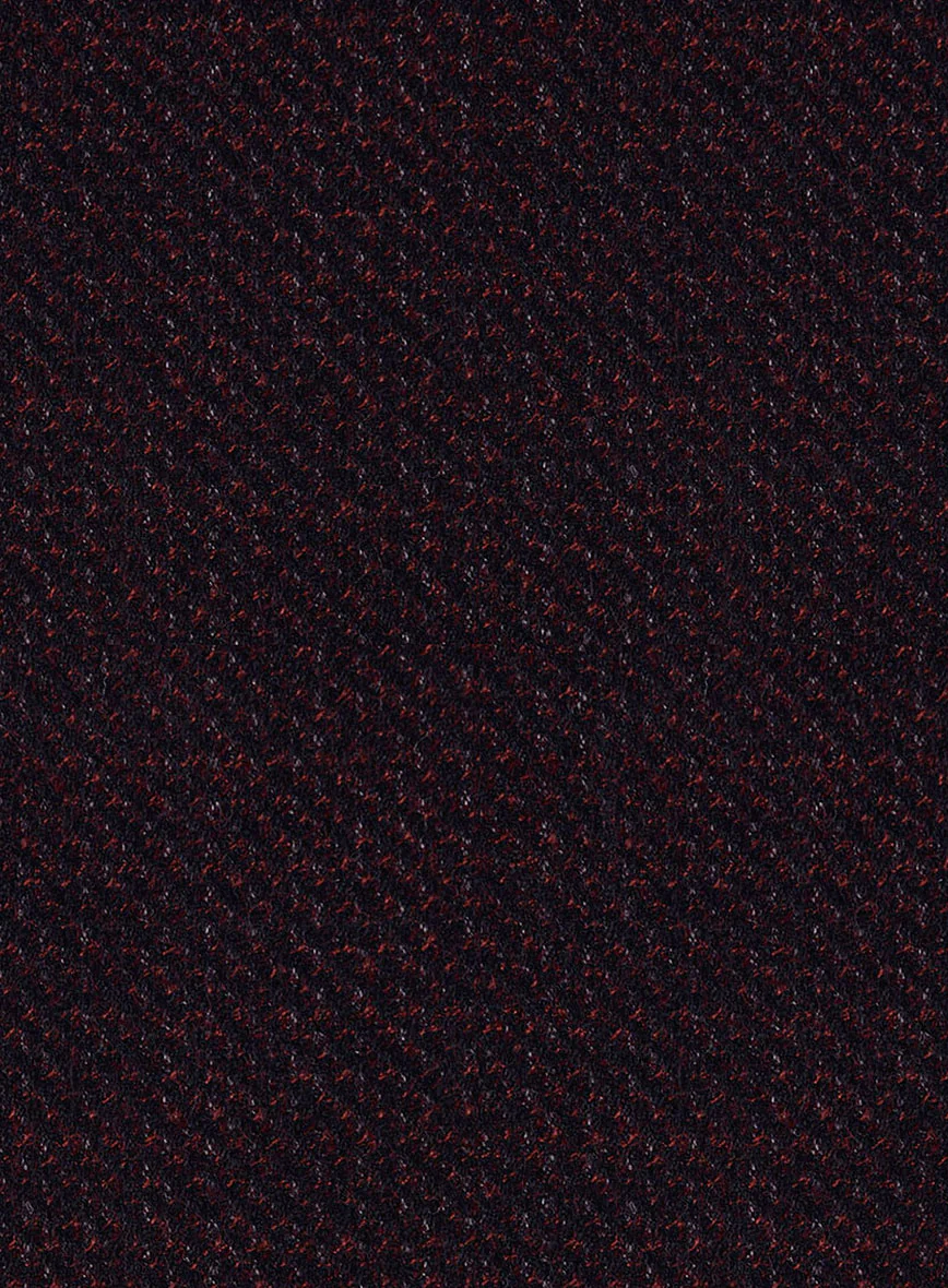 Reda Floura Maroon Wool Jacket - Image 2