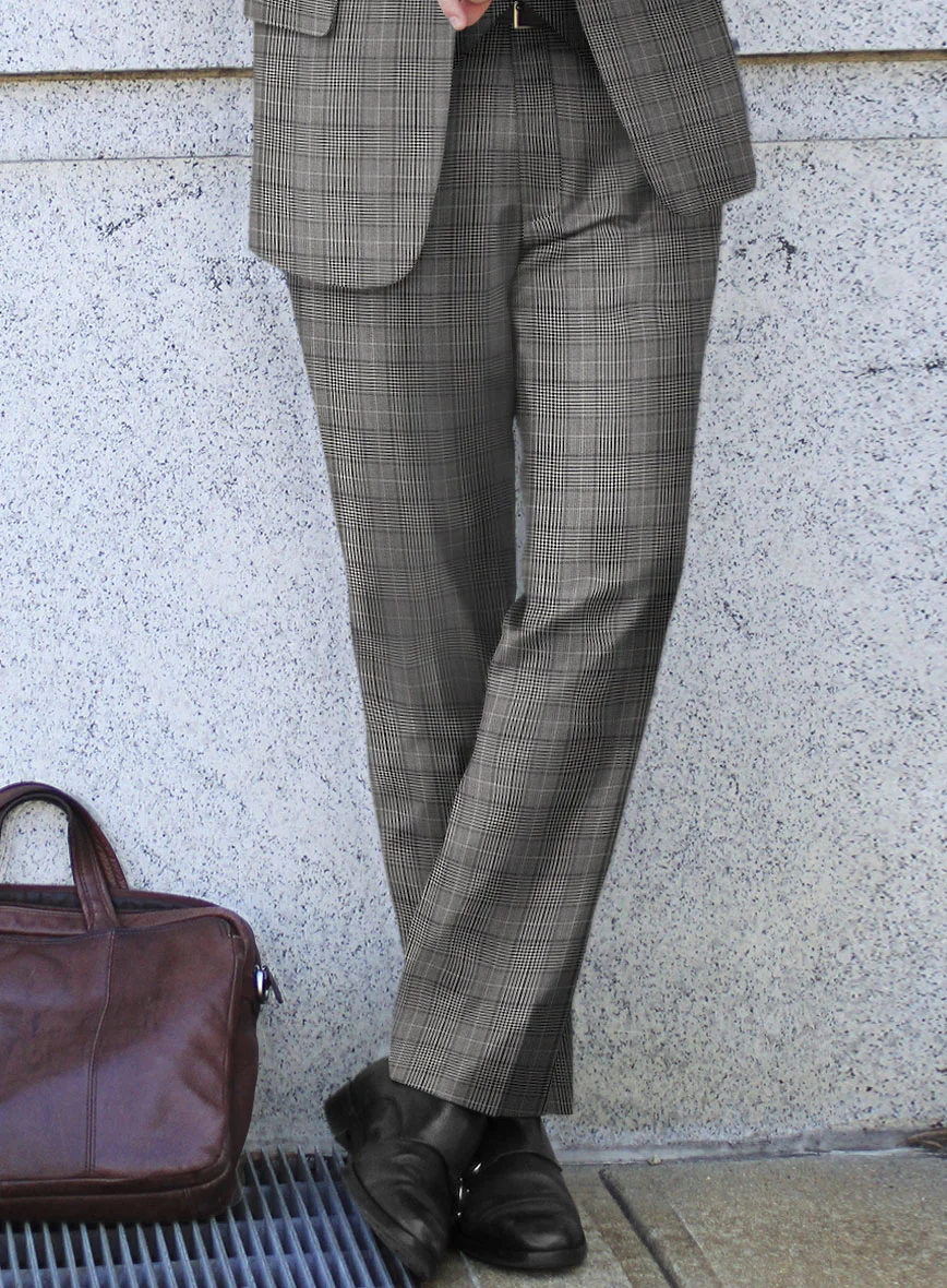 Reda Galie Gray Checks Wool Suit - Image 4