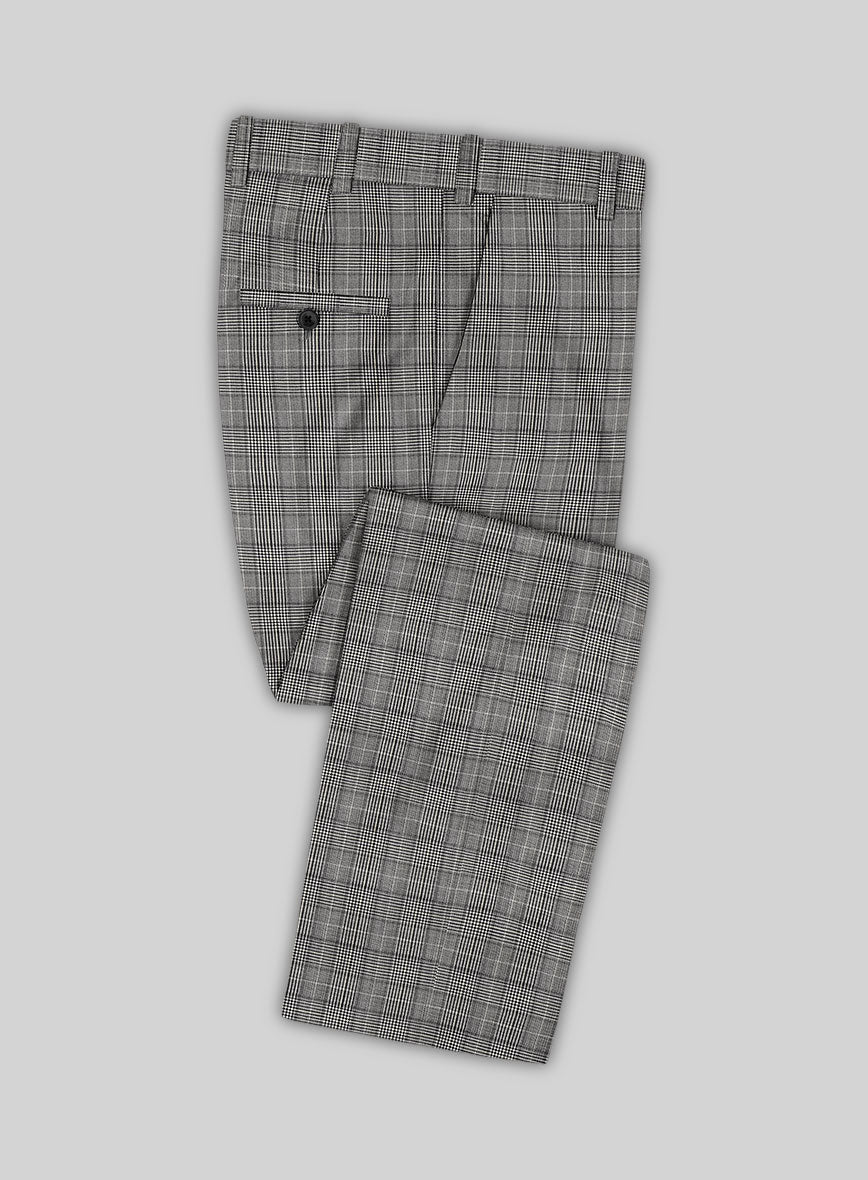 Reda Galie Gray Checks Wool Suit - Image 5
