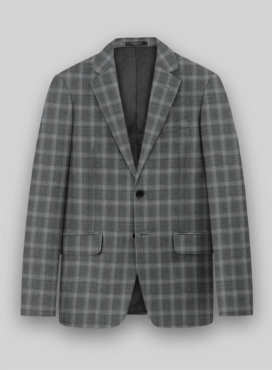 Reda Hirso Gray Wool Jacket
