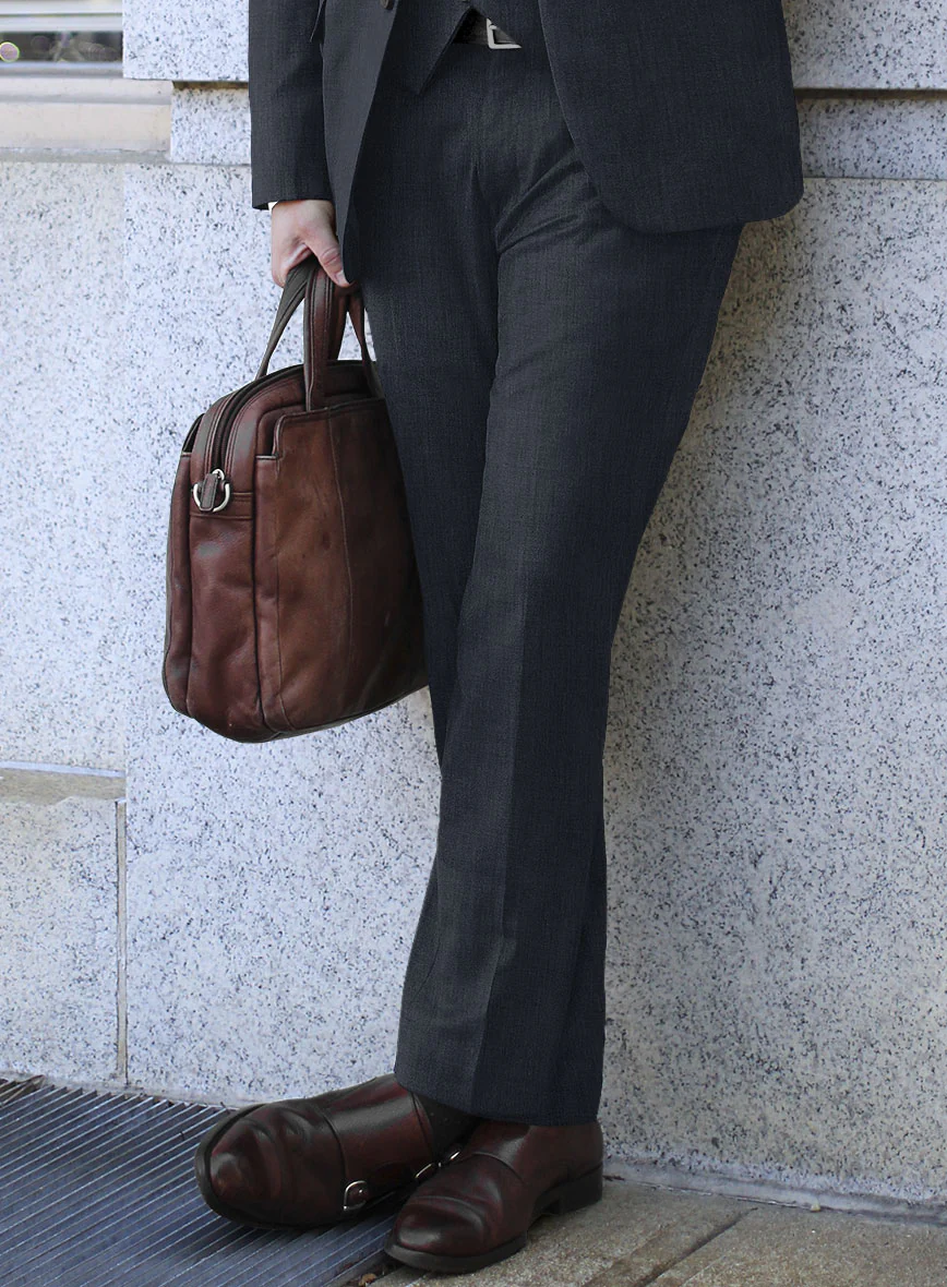 Reda Indigo Blue Wool Suit - Image 4