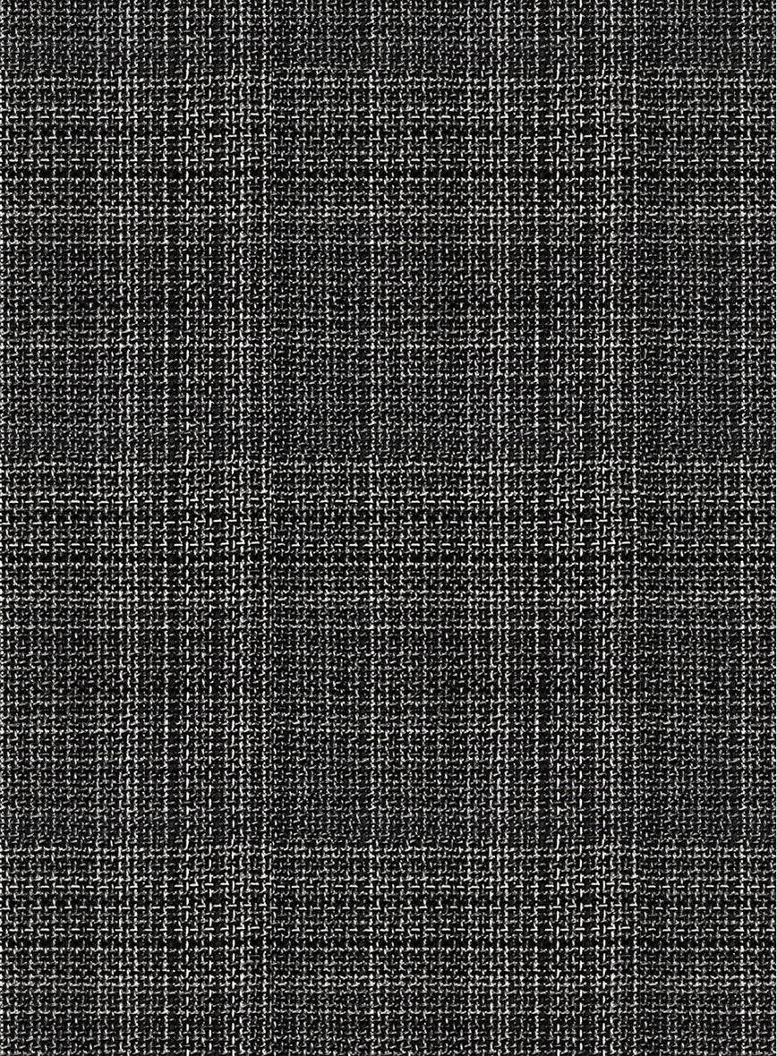 Reda Inleti Black Checks Wool Jacket - Image 2