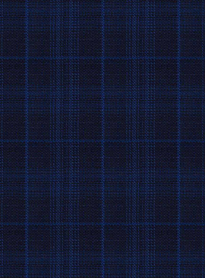 Reda Jagur Blue Checks Wool Suit - Image 6