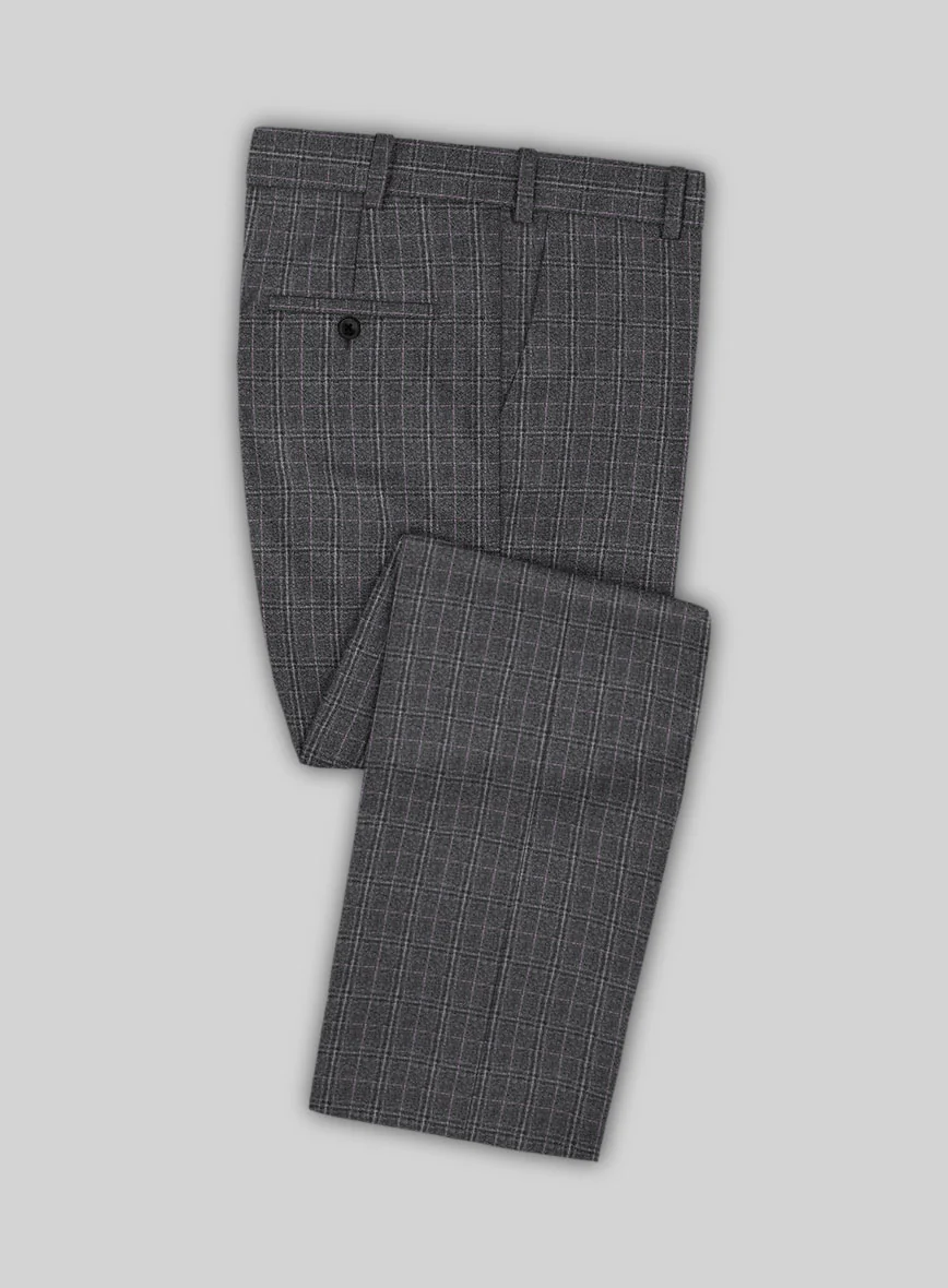 Reda Jeromi Gray Checks Wool Suit - Image 5