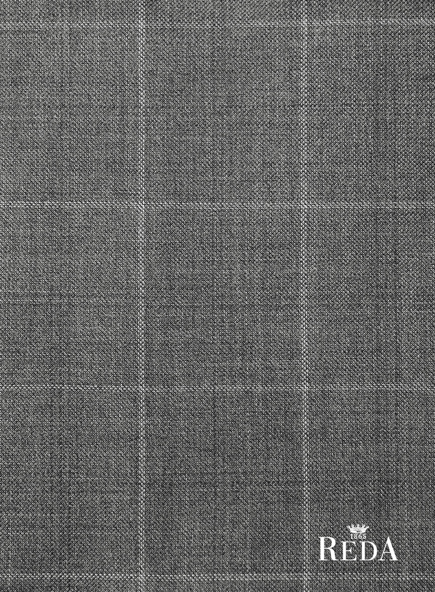 Reda Lindale Gray Checks Wool Suit - Image 7