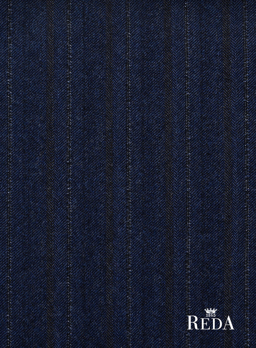 Reda Liora Blue Stripe Wool Suit - Image 7