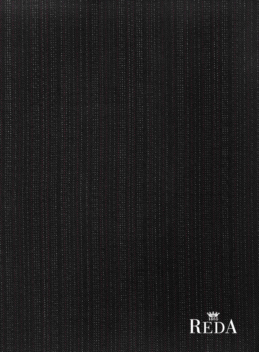 Reda Luman Black Stripe Wool Pants - Image 3