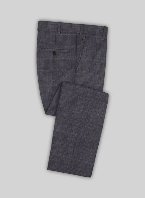 Reda Lusra Gray Wool Pants