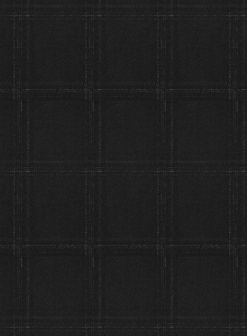Reda Martes Black Checks Wool Jacket - Image 2