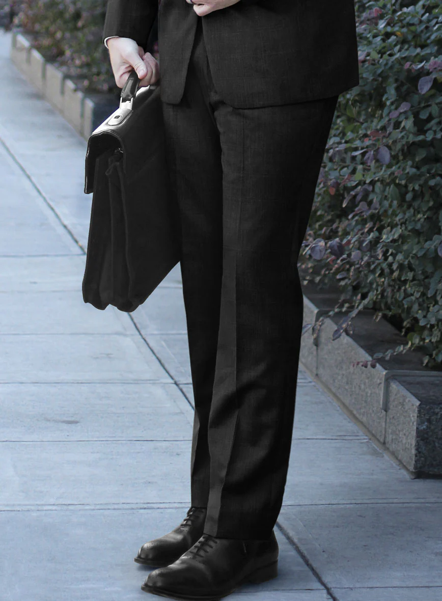 Reda Martes Black Checks Wool Suit - Image 4