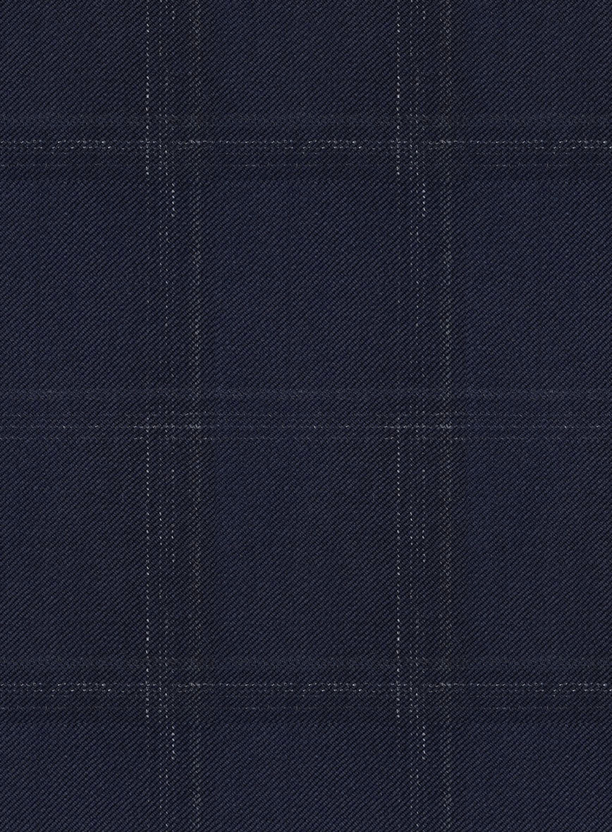 Reda Martes Blue Checks Wool Suit - Image 6