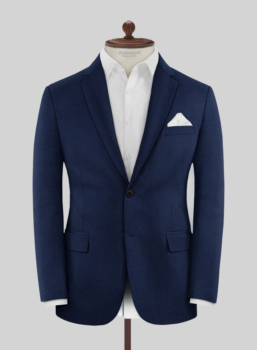 Reda Royal Blue Pure Wool Suit - Image 3