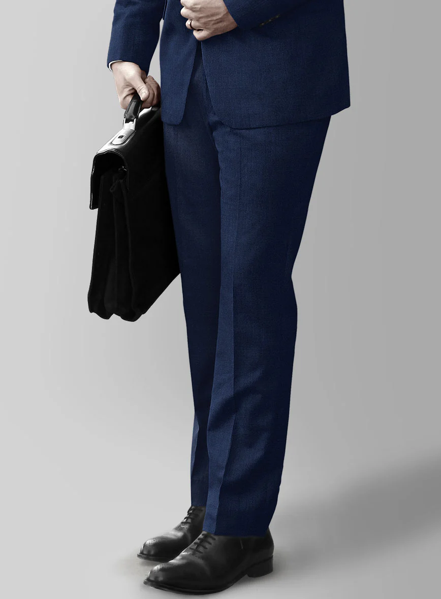Reda Royal Blue Pure Wool Suit - Image 6