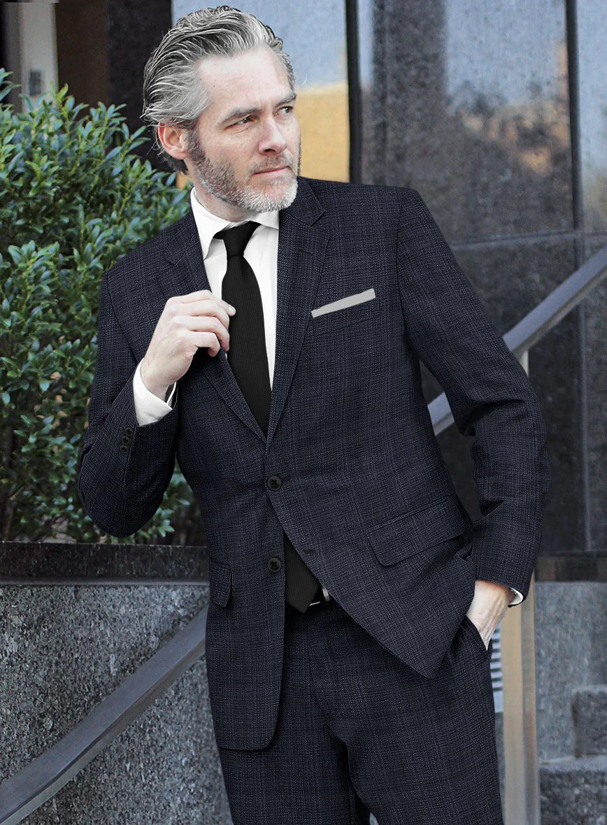 Reda Stibal Blue Checks Wool Jacket - Image 2