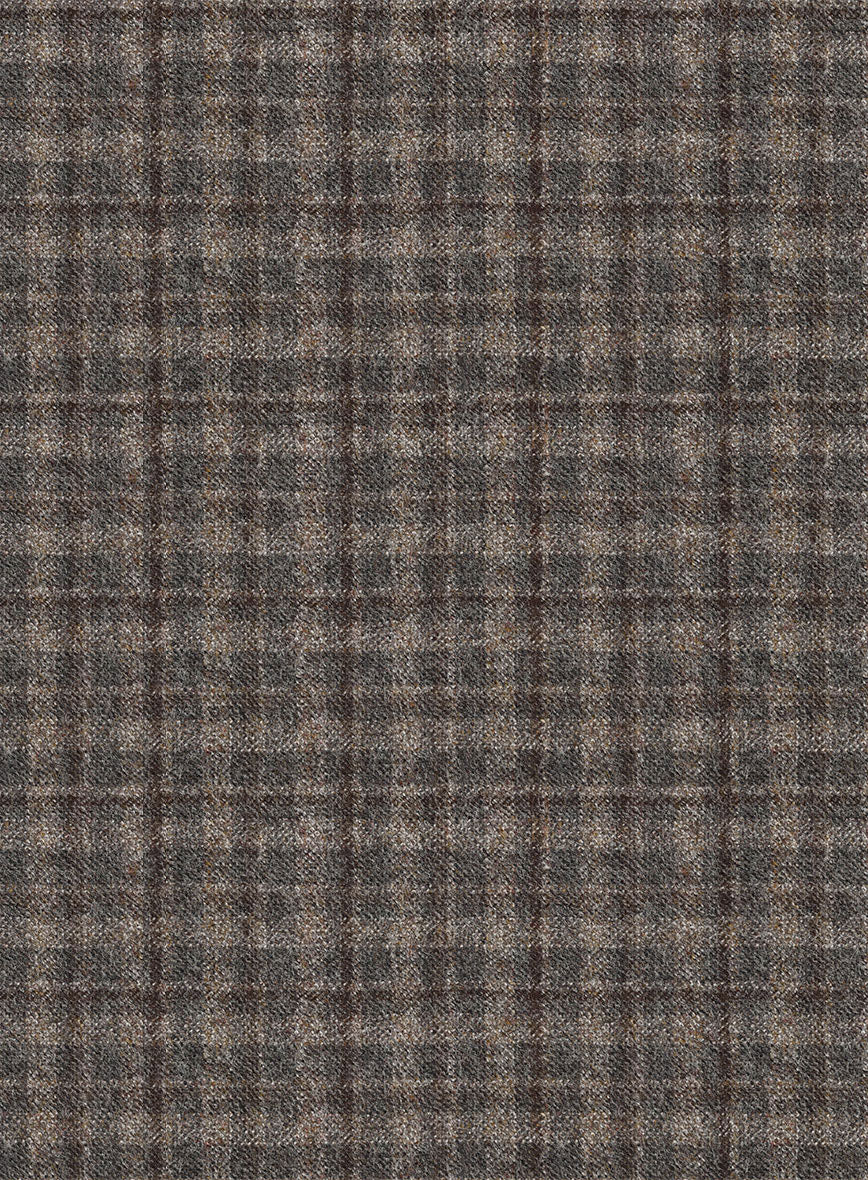Reda Toli Brown Checks Wool Jacket - Image 2