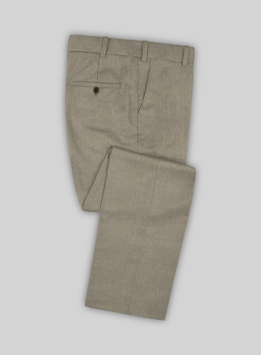 Reda Worsted Beige Pure Wool Suit - Image 5
