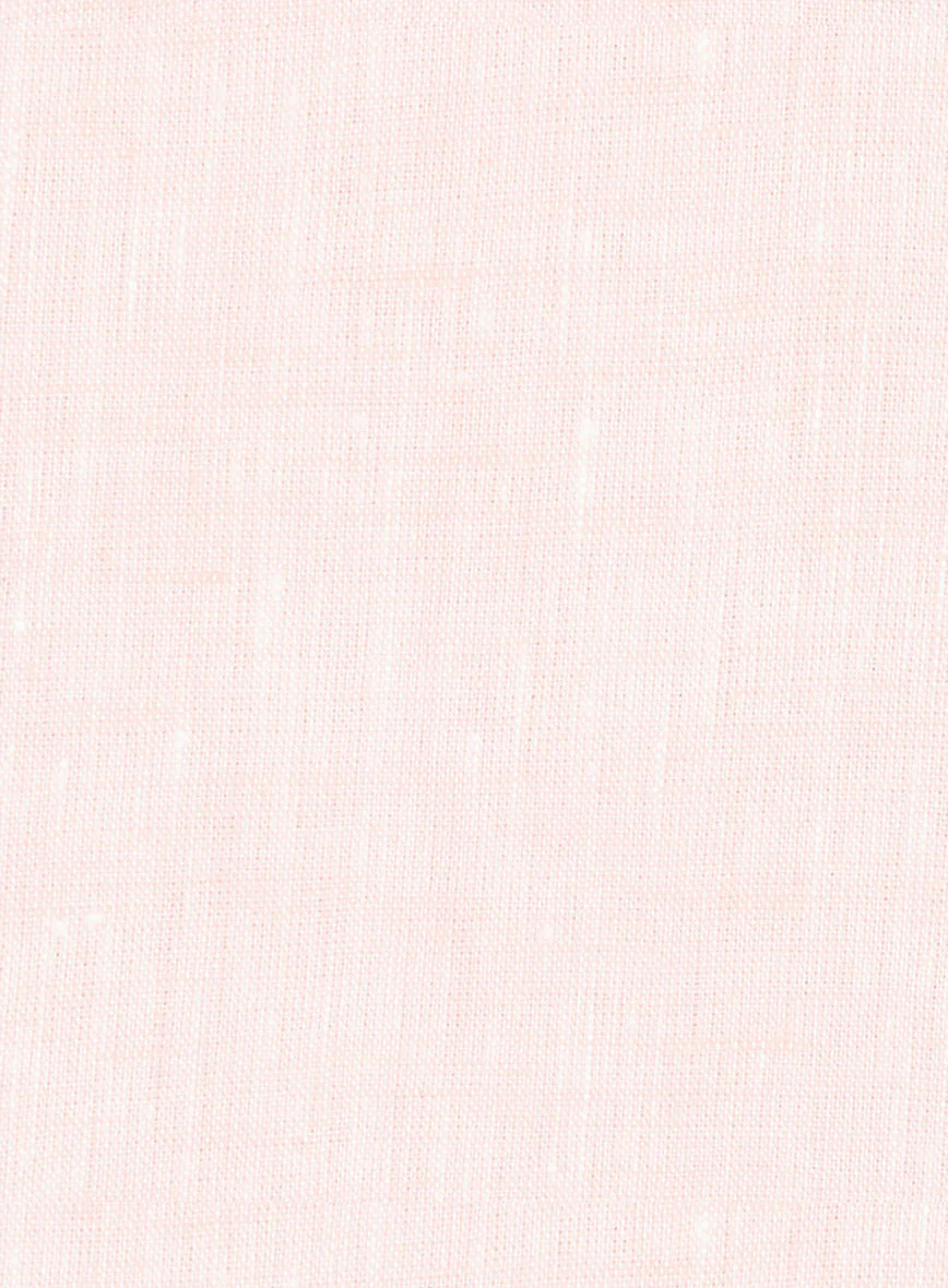 Roman Light Pink Linen Jacket - Image 5