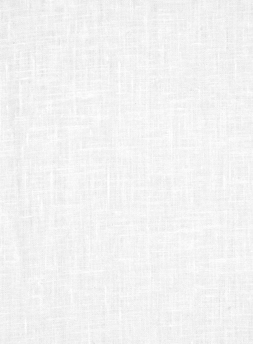 Safari Pure White Linen Overshirt - Image 2